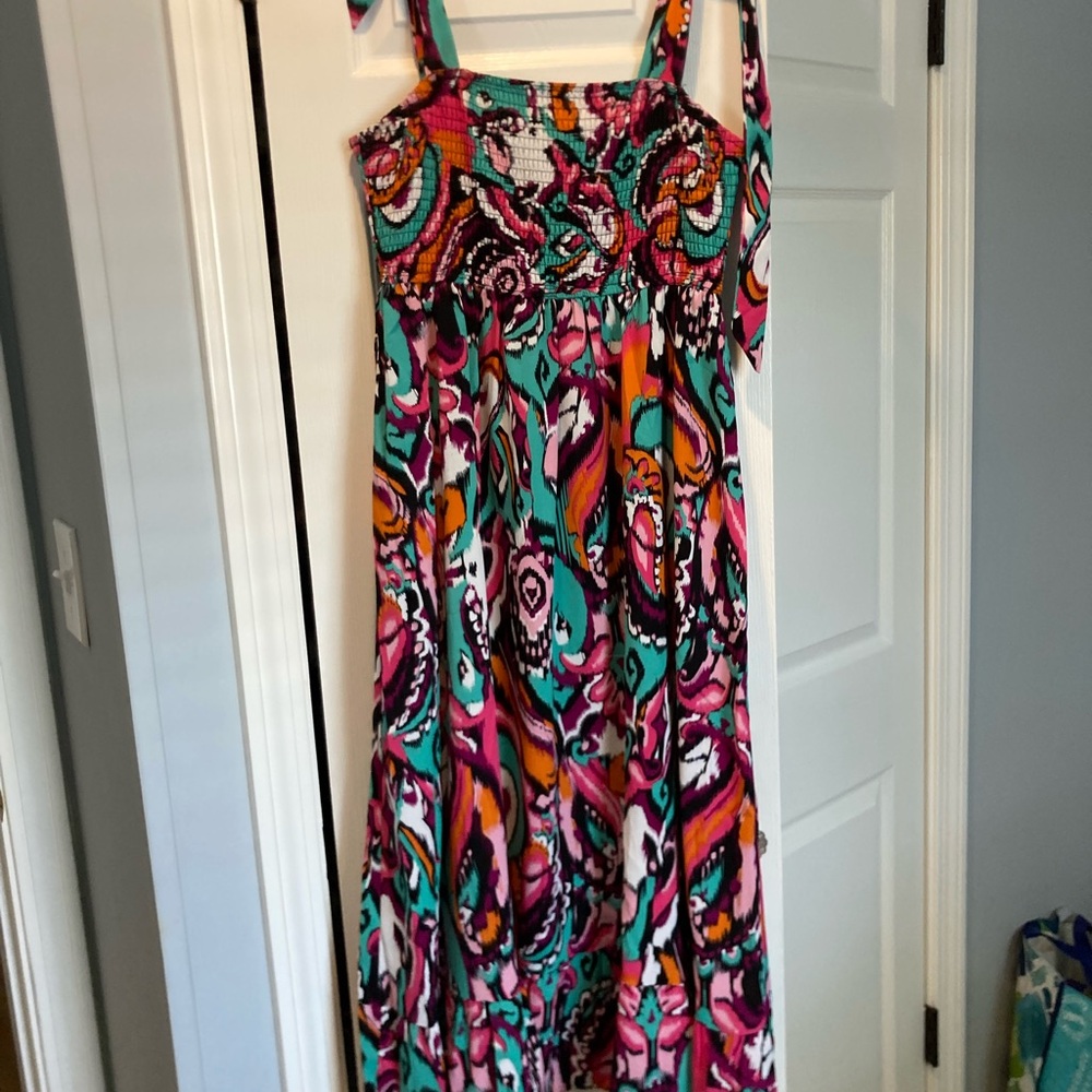 Pinkblush maternity vibrant midi dress